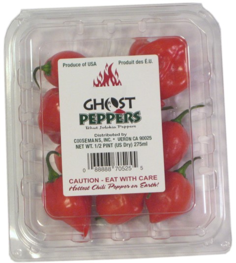 Ghost pepper сколько сковиллей